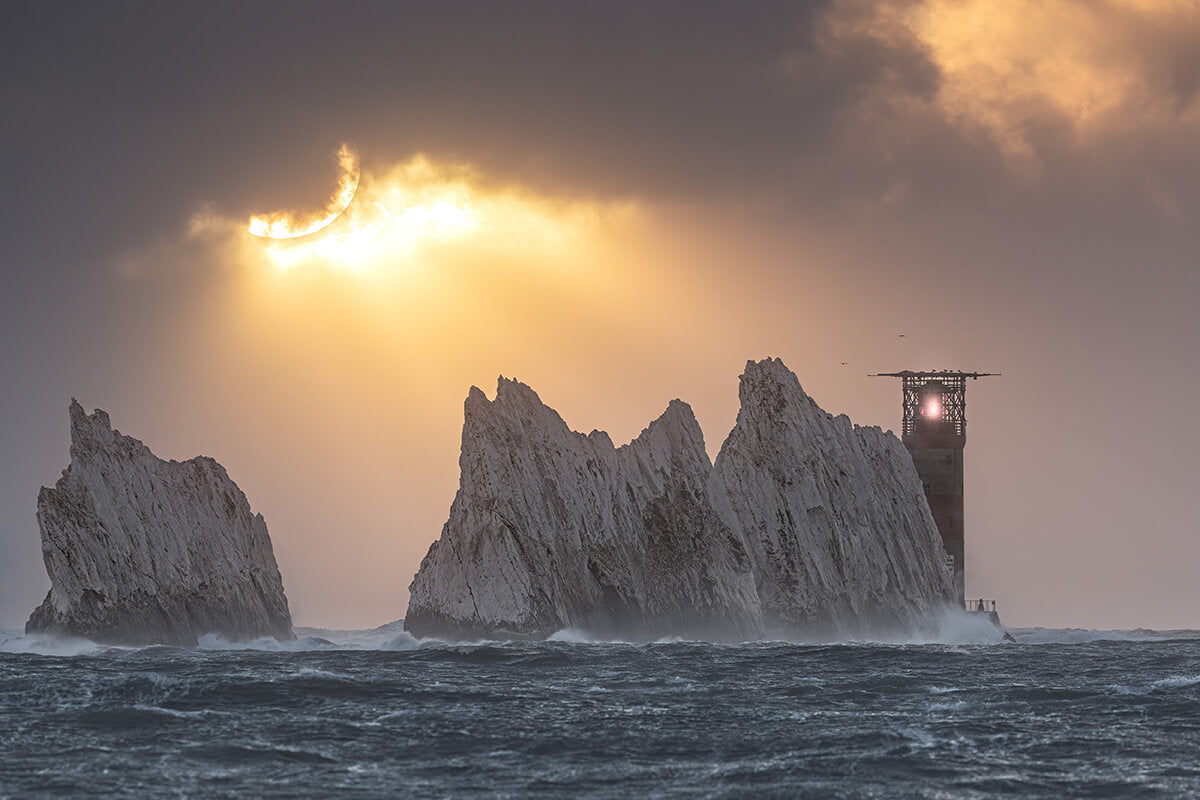 The Needles Sunset Photograph Isle of Wight Landscape Prints