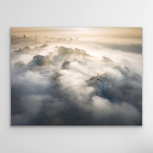 Carisbrooke Castle Misty Morning Gallery Isle of Wight Landscape Prints