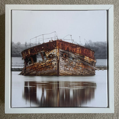 Medina Yellowfin Wreck - Canvas Floating Frame