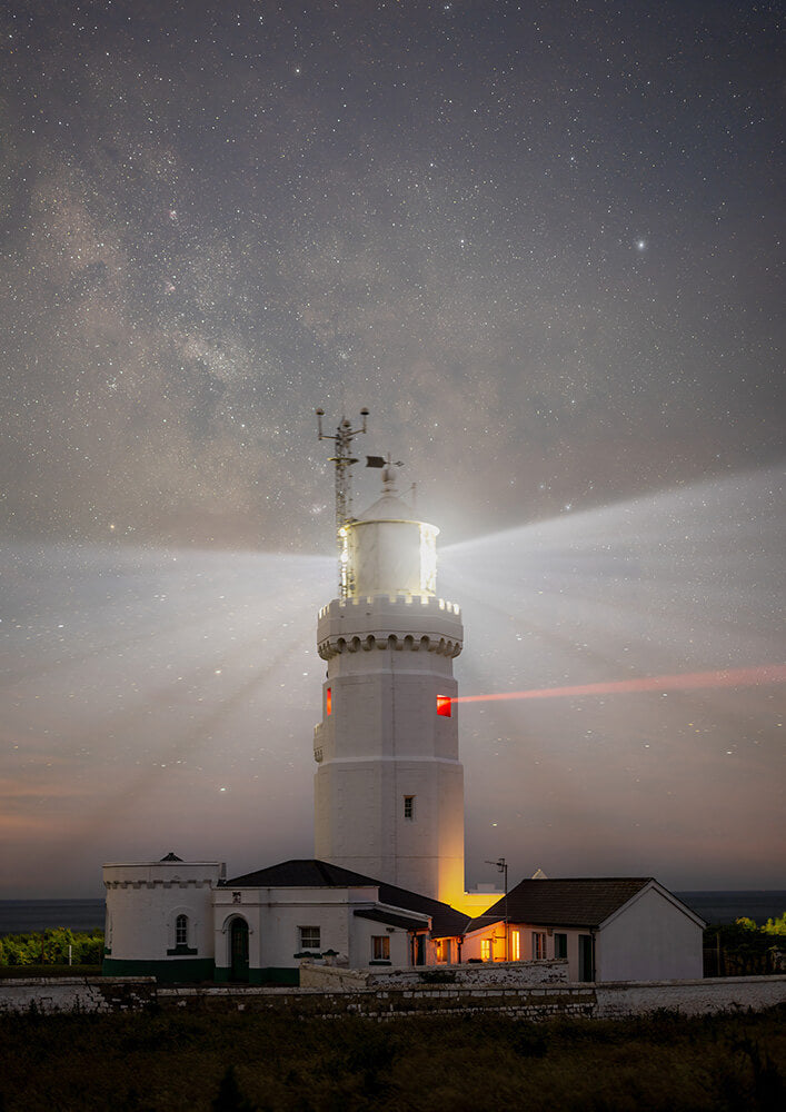 St Catherines Lighthouse - Isle of Wight Landscape Print