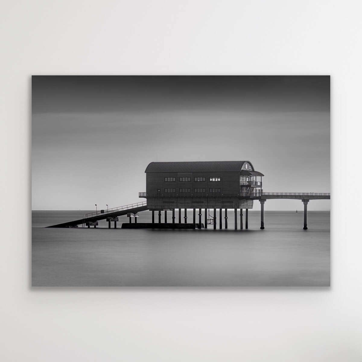Bembridge Lifeboat Station - Isle of Wight Landscape Mounted Print