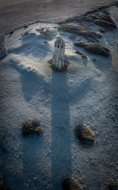 Frosty St Catherine's Oratory Pepperpot Photograph Isle of Wight Landscape Prints