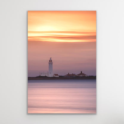 Hurst Point Lighthouse Sunset - Isle of Wight Landscape Print