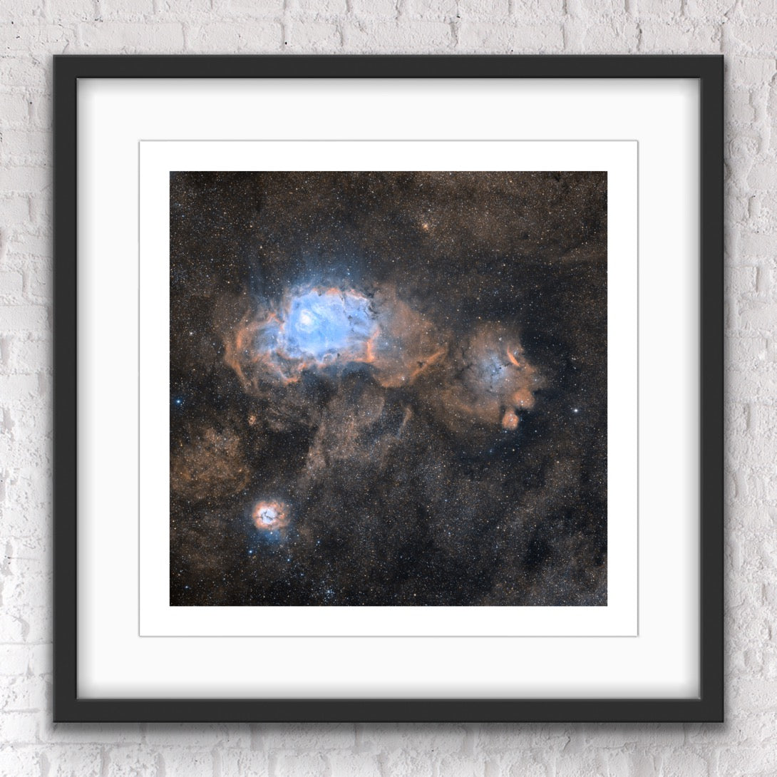 Space Astro Deep Sky Image Triffid Lagoon Photography Print