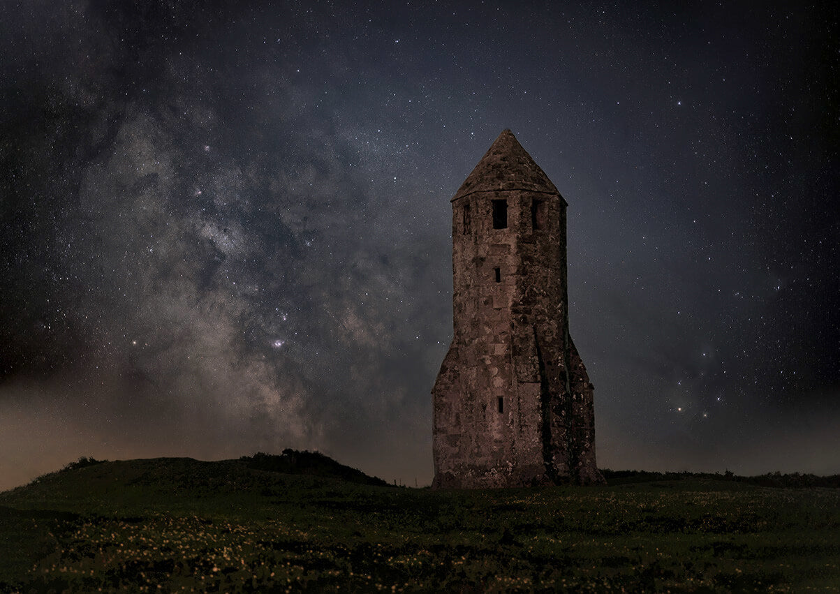 Pepperpot Oratory Milky Way Photograph Isle of Wight Landscape Prints