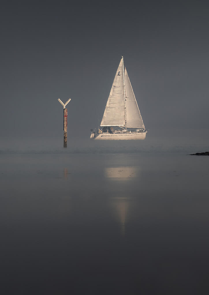 Newtown Creek Sailing Boat Yacht Photograph Isle of Wight Landscape Prints